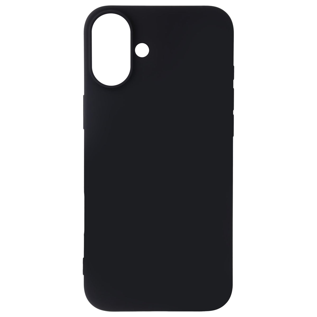 Satīna Flex iPhone 16 Plus vāciņš melns