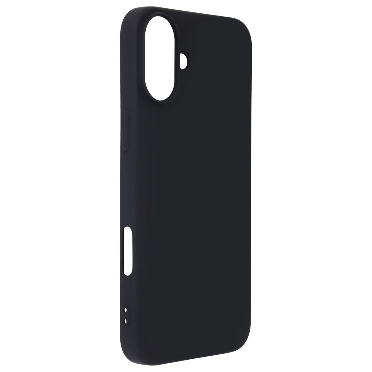 Satīna Flex iPhone 16 Plus vāciņš melns