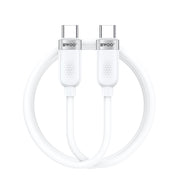 BWOO kabelis 65W USB-C - USB-C 1m, balts