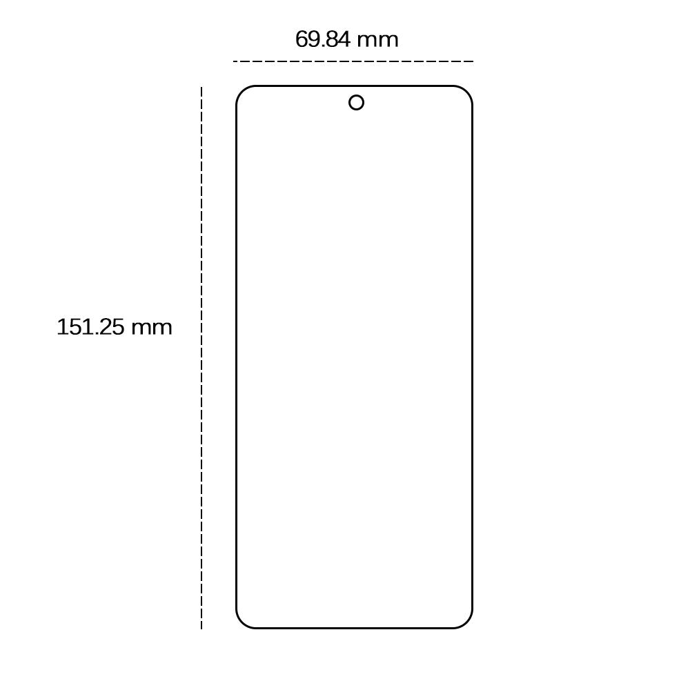 Rūdīts 2,5D stikls Samsung Galaxy S22 Plus / S23 Plus telefonam