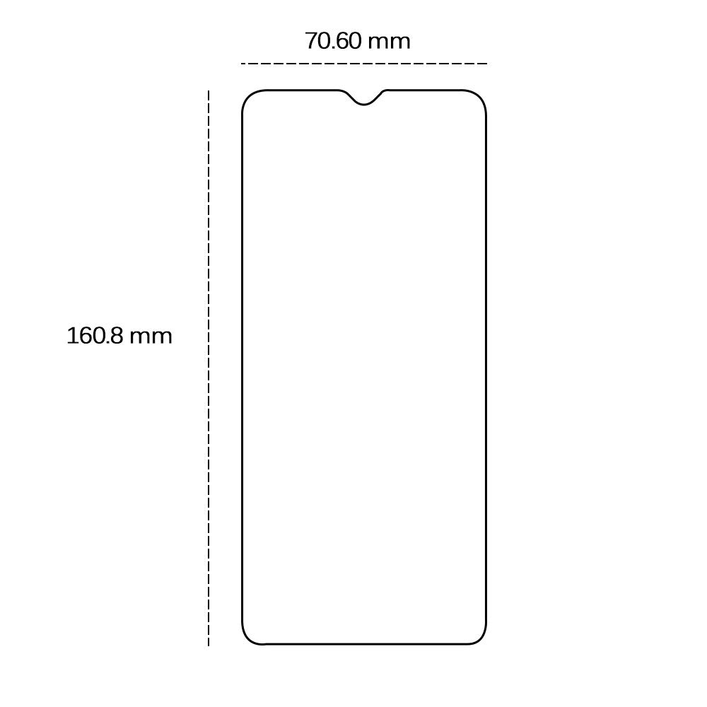 Rūdīts 2,5D stikls Samsung Galaxy A14 4G / A14 5G