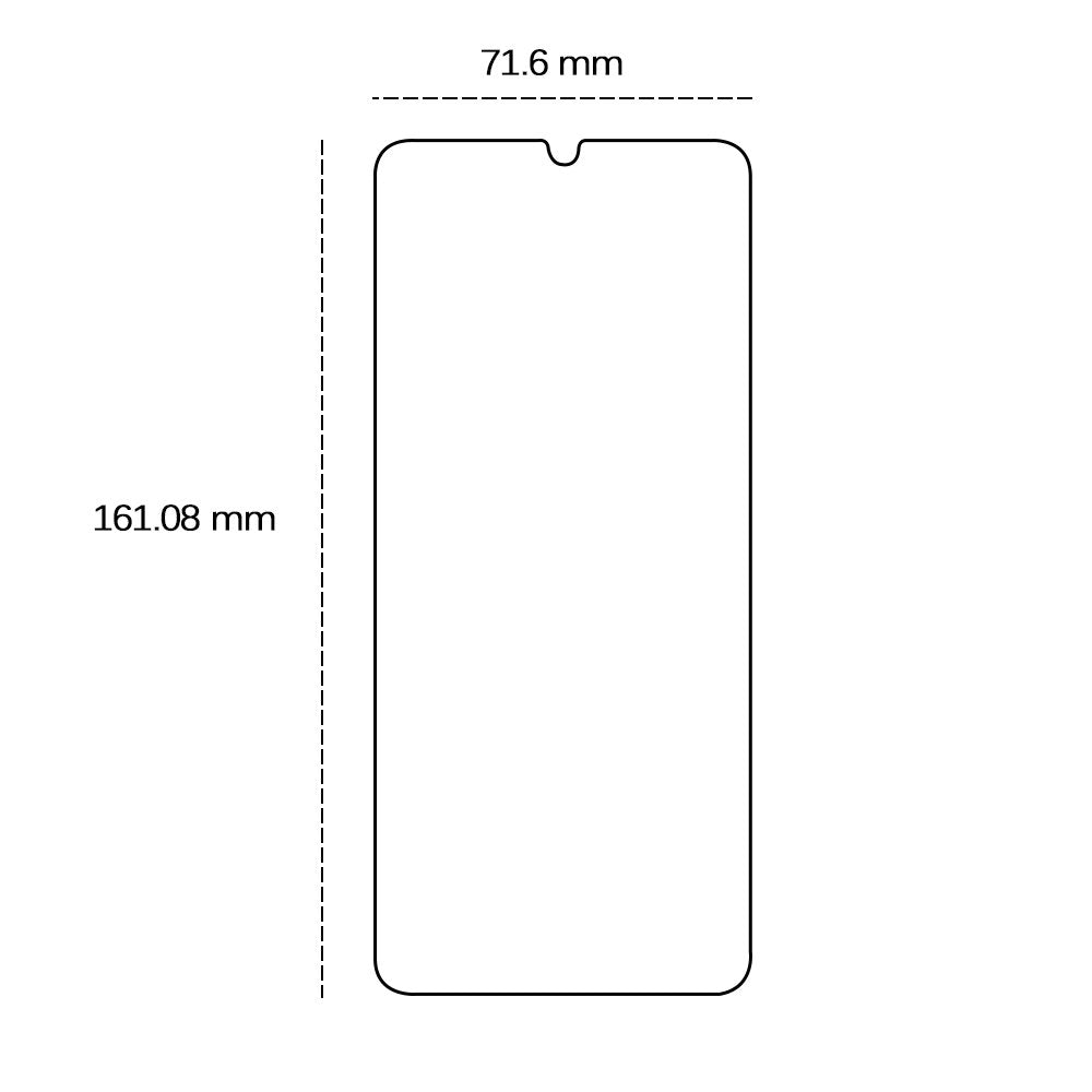 Aizsargstikls 2,5D Samsung Galaxy A06s
