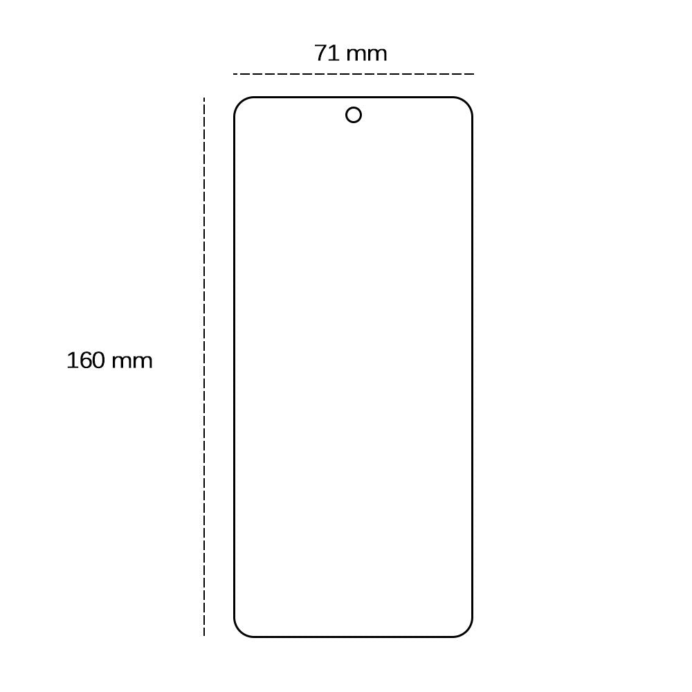 Aizsargstikls 2,5D Xiaomi Redmi 12 4G