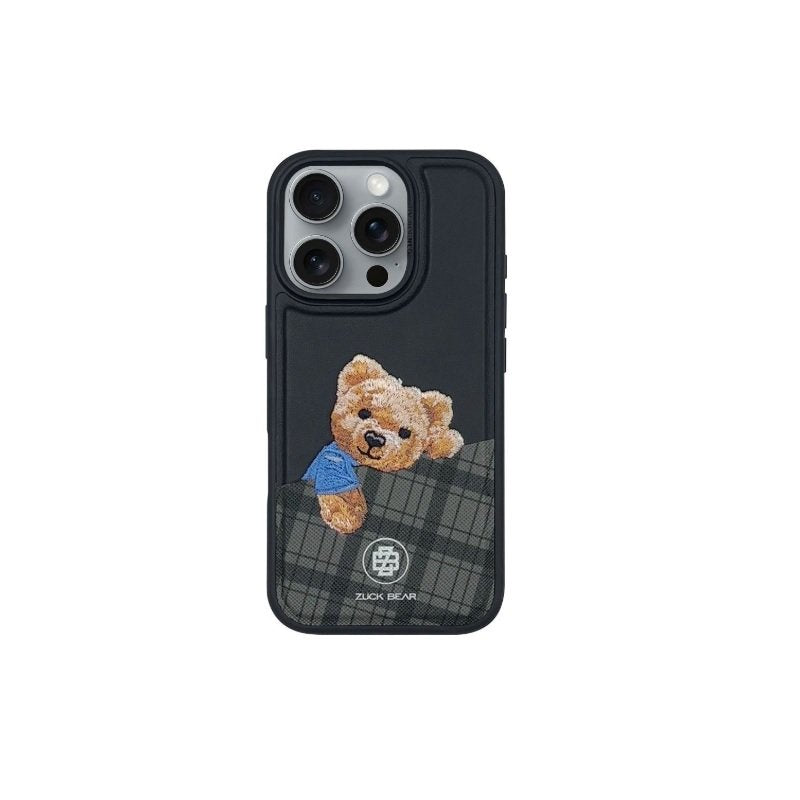 Zuck Bear Darren vāciņš iPhone 16 Pro Max, melns, TTT