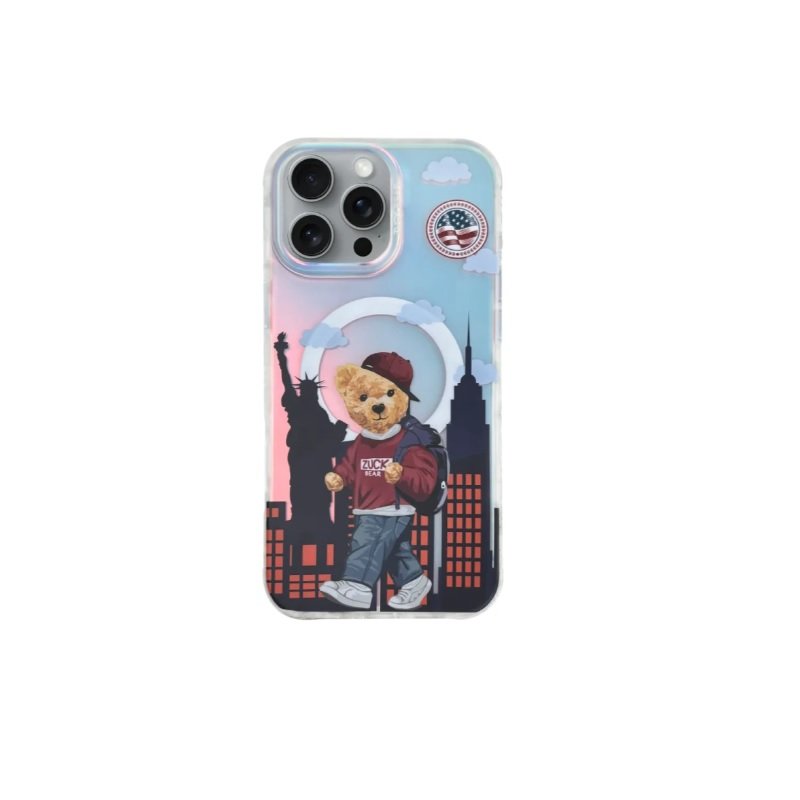 Zuck Bear Darnell MagSafe vāciņš iPhone 16 Pro Max „New York TTT“