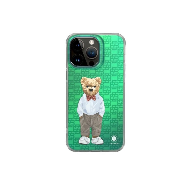 Zuck Bear French Riviera Chic vāciņš iPhone 15 Pro „Cannes Breeze“ TTT