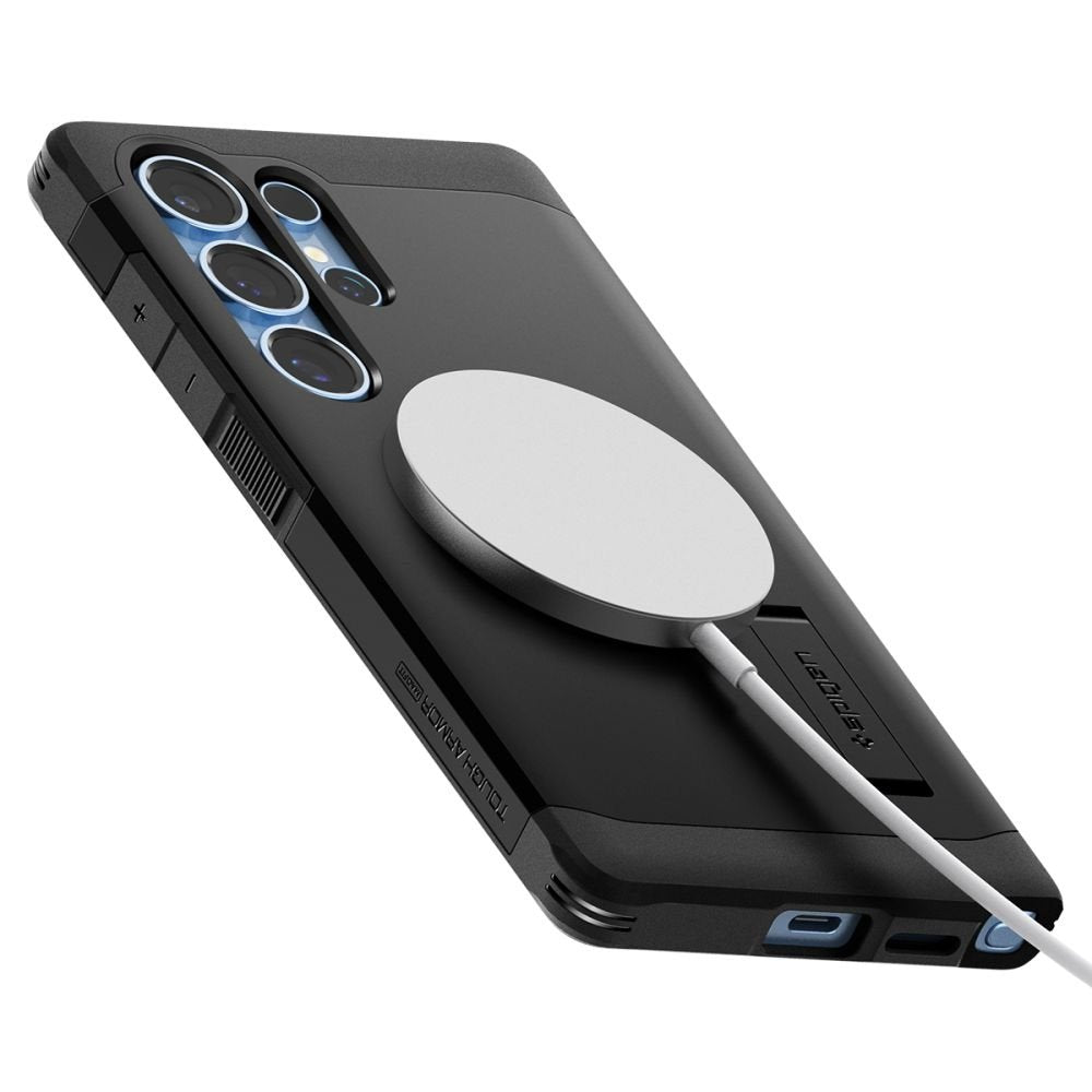 Spigen Tough Armor MagSafe vāciņš Samsung Galaxy S25 Ultra, melns