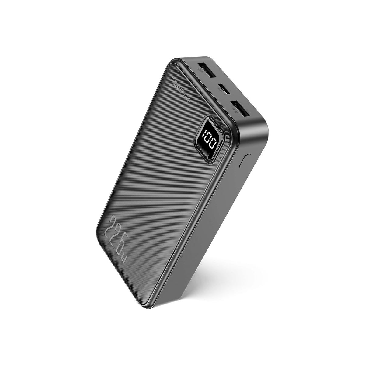 Forever ārējā baterija TB-300L PD QC 22,5W 20000 mAh, melna