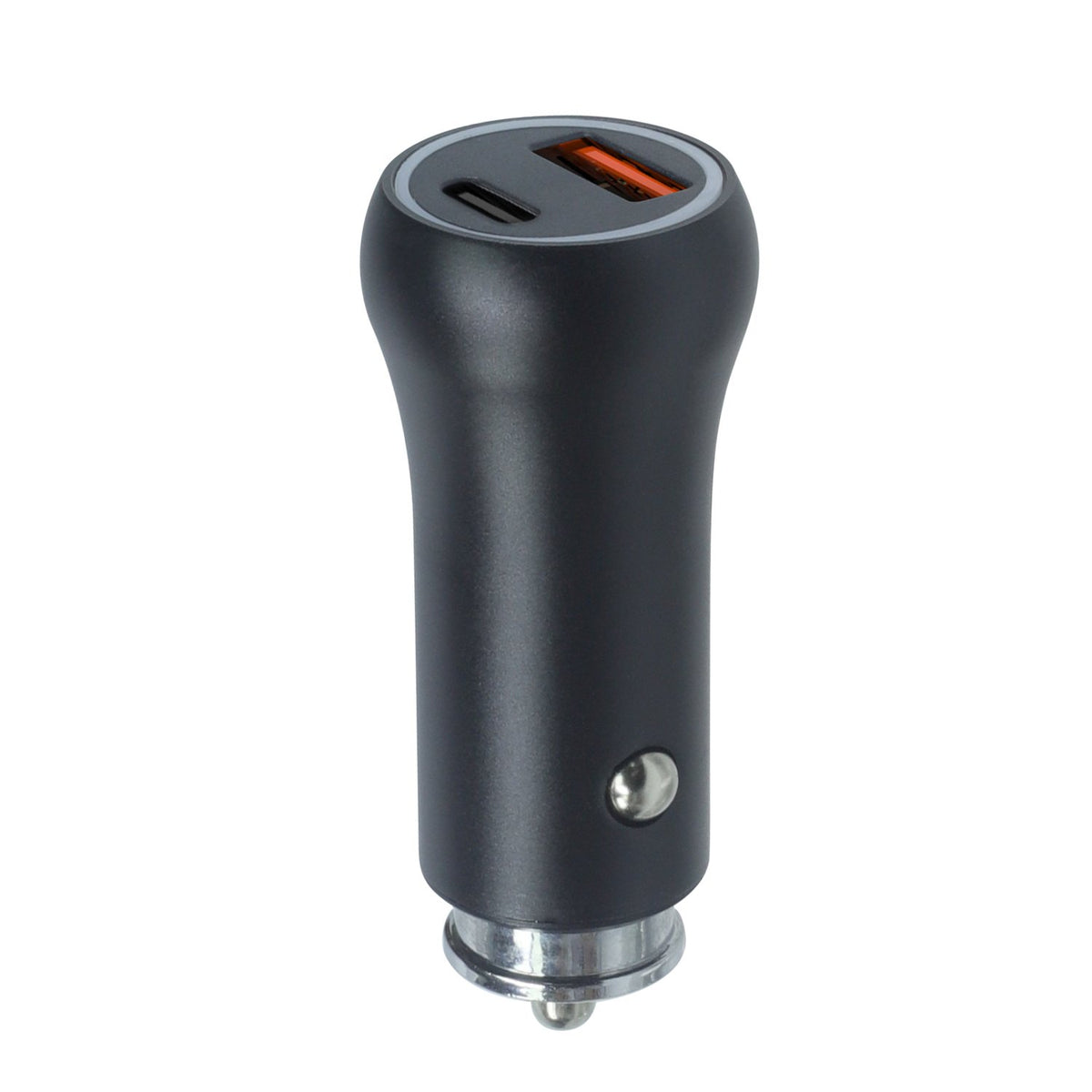 Setty auto lādētājs USB-A + USB-C 20W CC-AC-201, melns