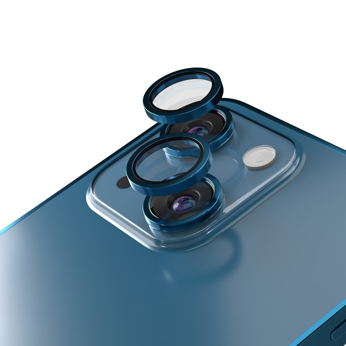 Etteri kameras objektīva aizsargs iPhone 13 / 13 Mini jūras zila