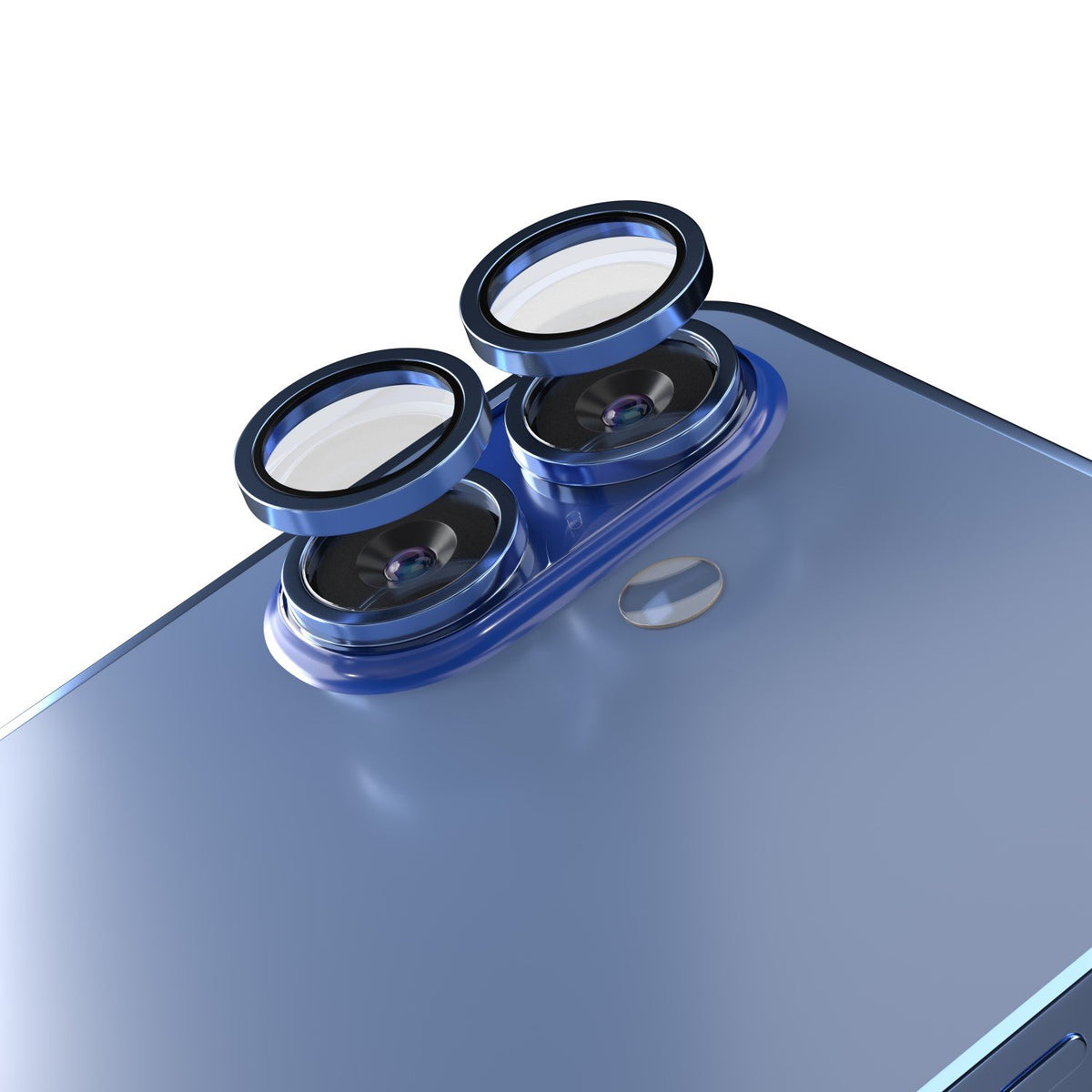 Etteri kameras objektīva aizsargs iPhone 16 / 16 Plus zila