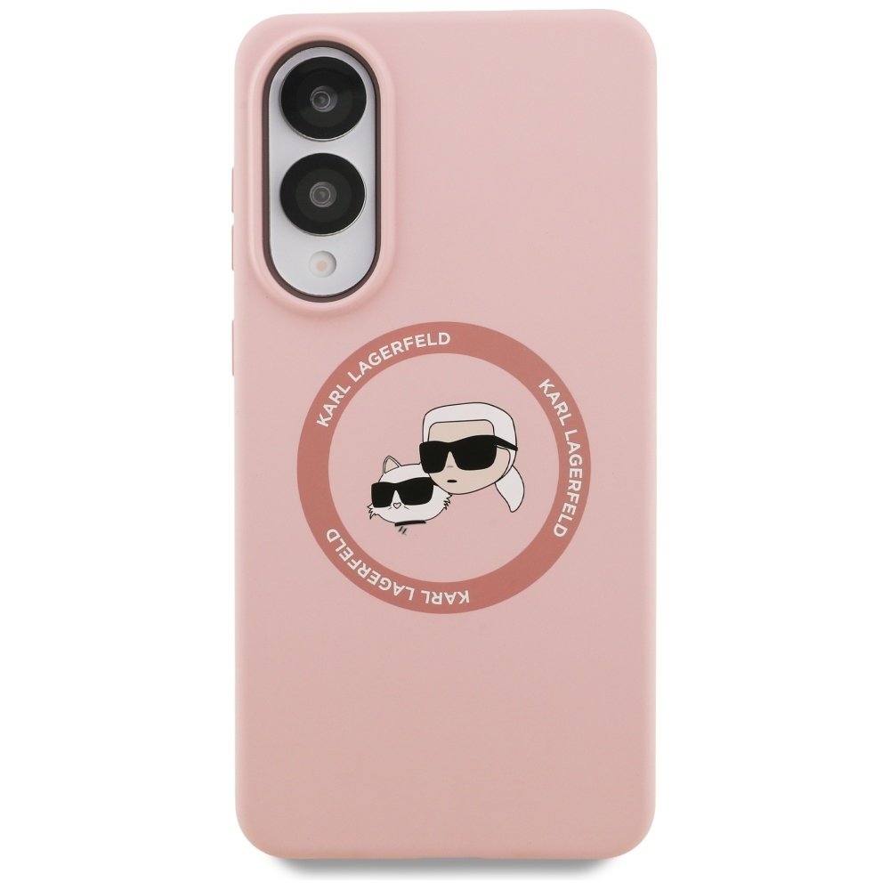 Karl Lagerfeld vāciņš Samsung Galaxy S25 Edge magnētisks, rozā