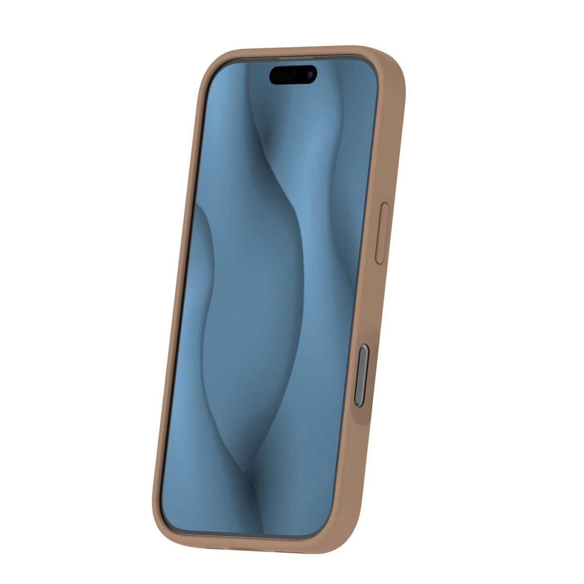 Silikona plāns MagSafe vāciņš iPhone 16 Pro 6,3", brūns