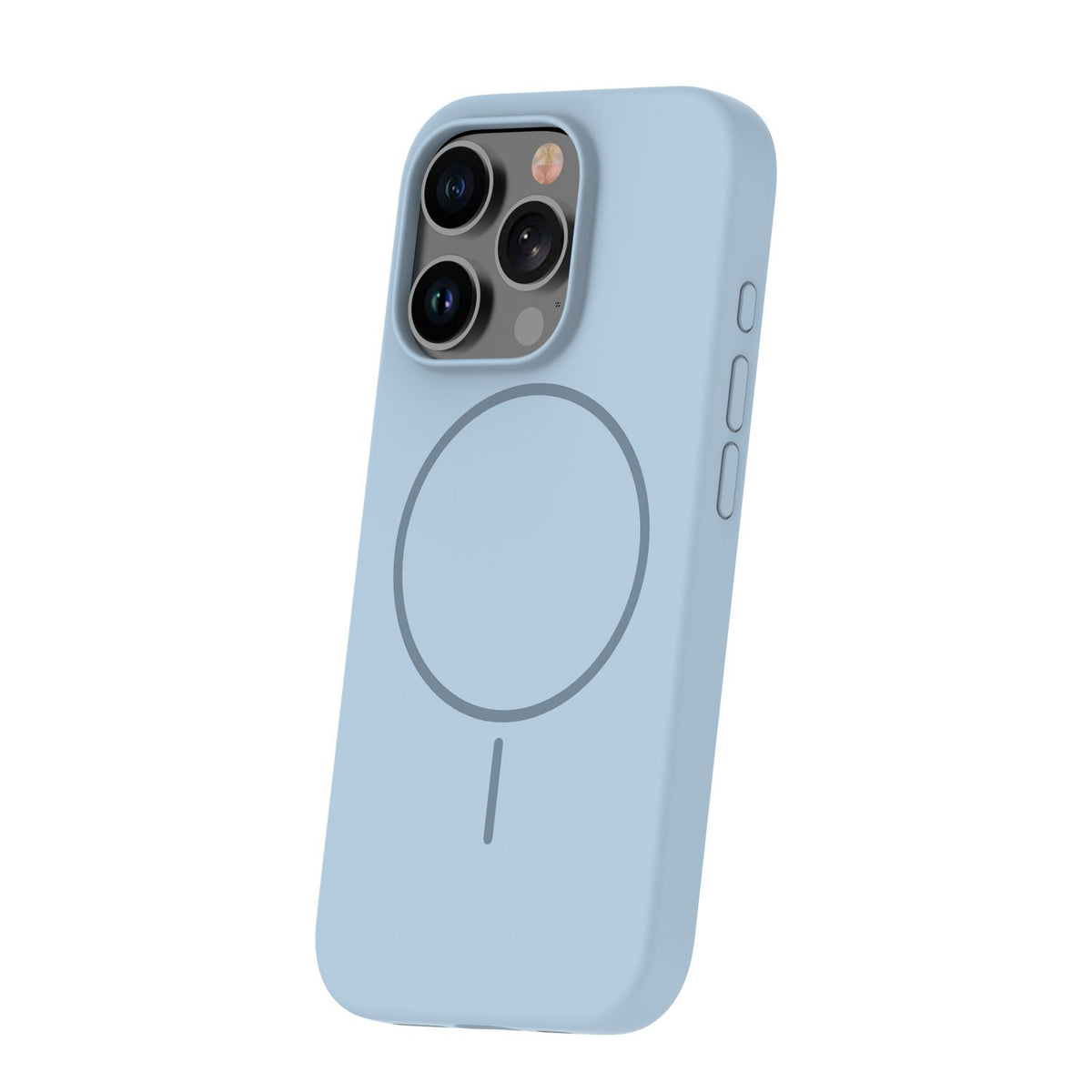 Silikona plāns MagSafe vāciņš iPhone 16 Pro Max 6,9", gaiši zils