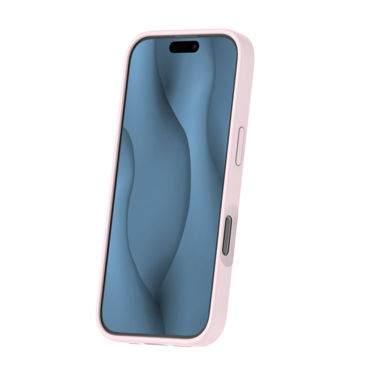 Silikona plāns MagSafe vāciņš iPhone 16 Pro 6,3", gaiši rozā