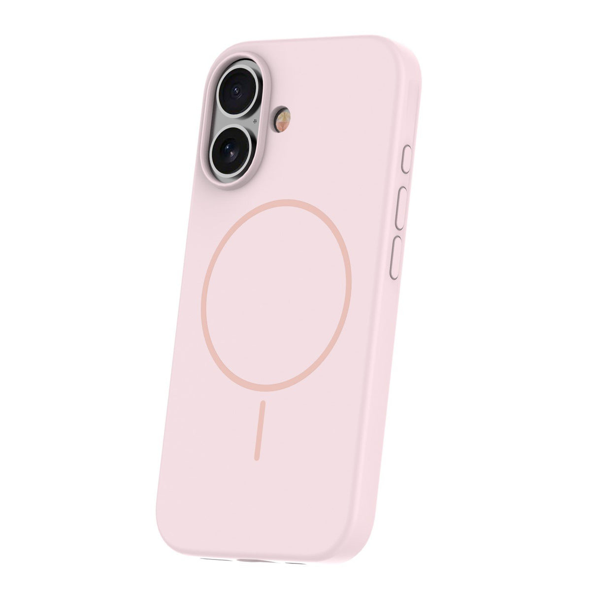Silikona plāns MagSafe vāciņš iPhone 16 Pro Max 6,9", gaiši rozā