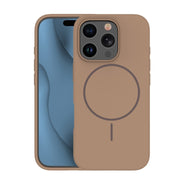 Silikona plāns MagSafe vāciņš iPhone 15 Pro Max 6,7", brūns