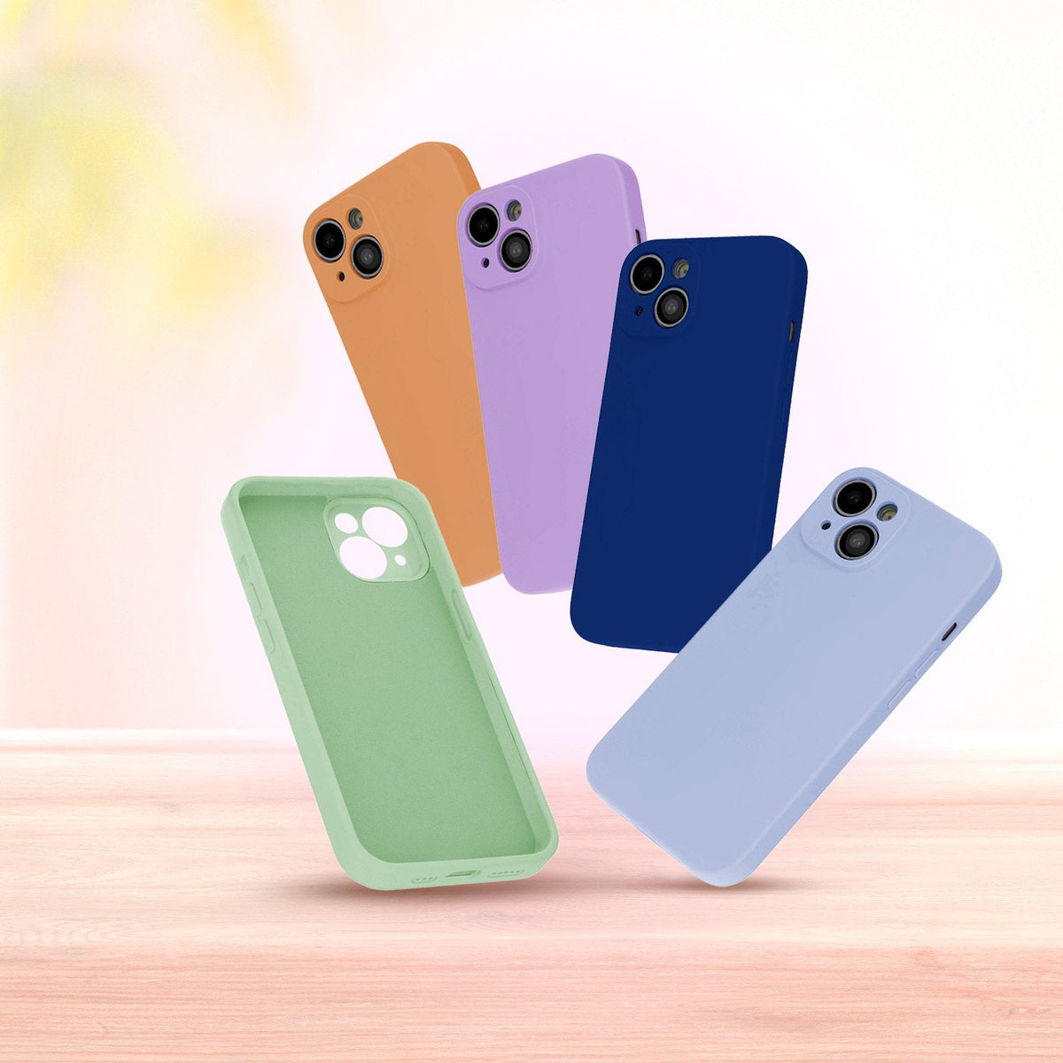 Silikona apvalks iPhone 17 Pro Max 6,3" / 18 Pro Max 6,3" zils (atlantijas zils)