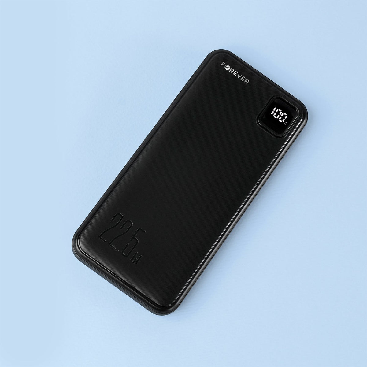 Forever ārējā baterija TB-300M PD QC 22,5W 10000 mAh, melna