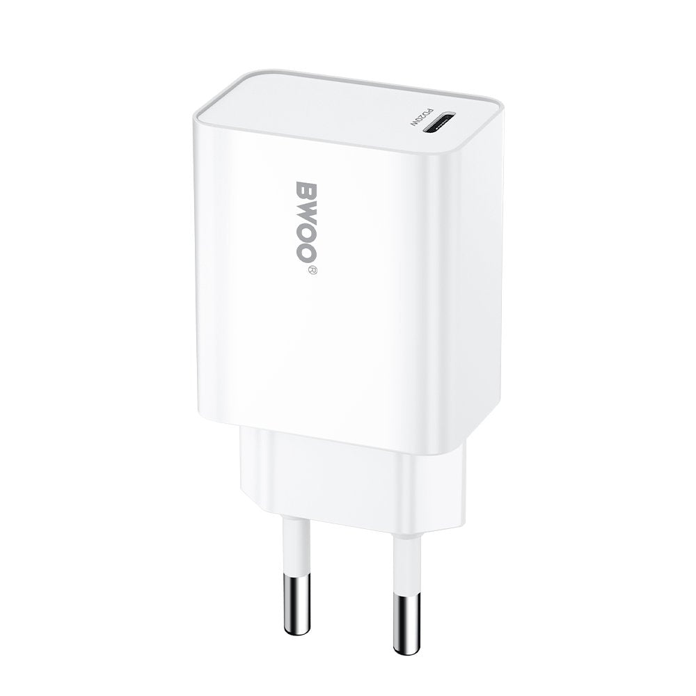 BWOO tīkla lādētājs 20W CDA226 QC 1x USB-C, melns