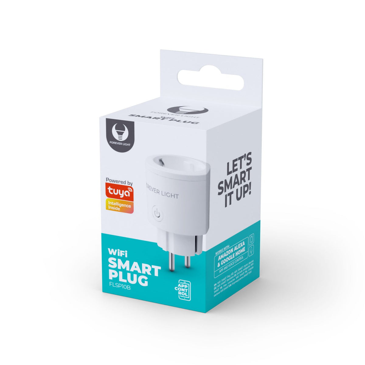 Forever Light gaisma Forever Smart kontaktdakša Wi-Fi 240V 10A - FLSP10B