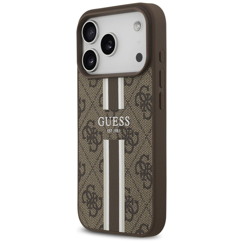 Guess MagSafe vāciņš iPhone 17 Pro brūns