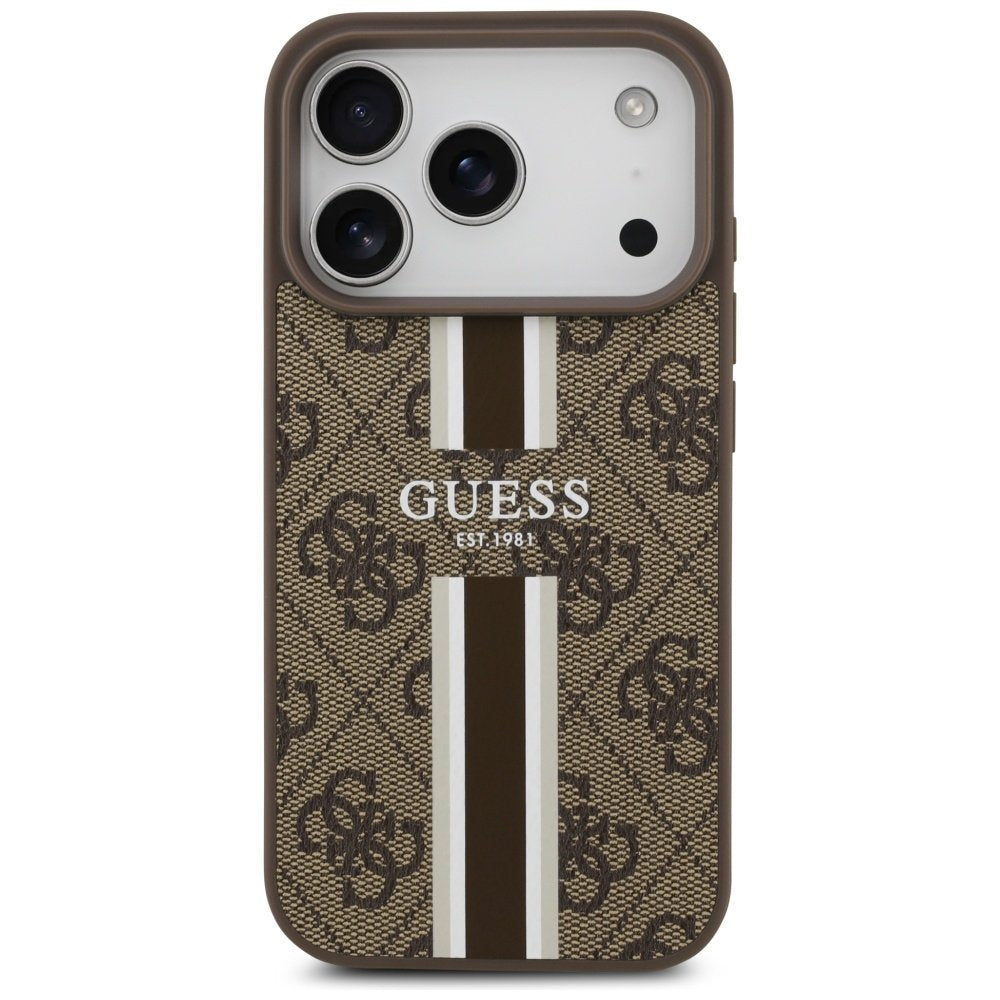 Guess MagSafe vāciņš iPhone 17 Pro brūns