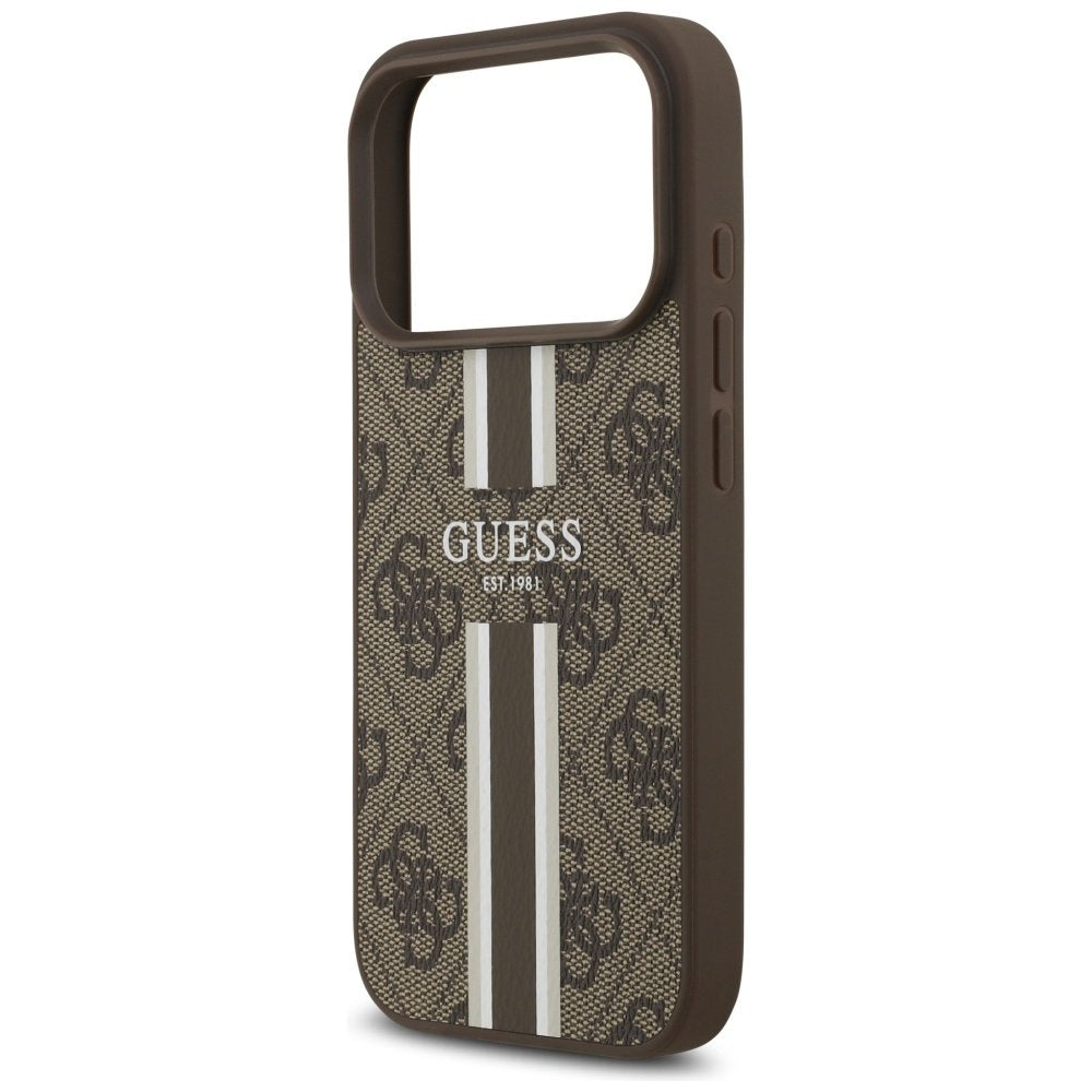 Guess MagSafe vāciņš iPhone 17 Pro brūns