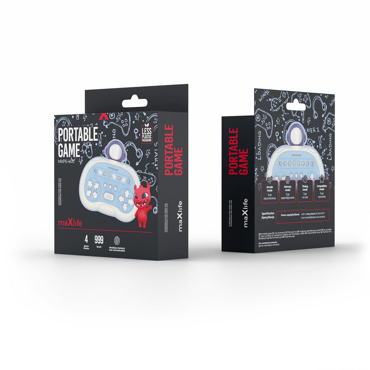 Maxlife pārnēsājamā spēle MXPS-400 astronauts