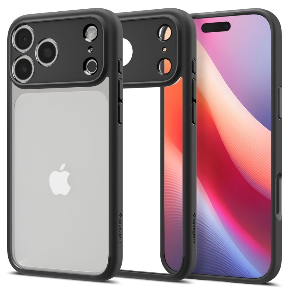 Spigen Ultra Hybrid vāciņš iPhone 17 Pro Max, matēts melns