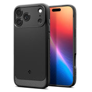 Spigen Rugged Armor MagSafe vāciņš iPhone 17 Pro, matēts melns