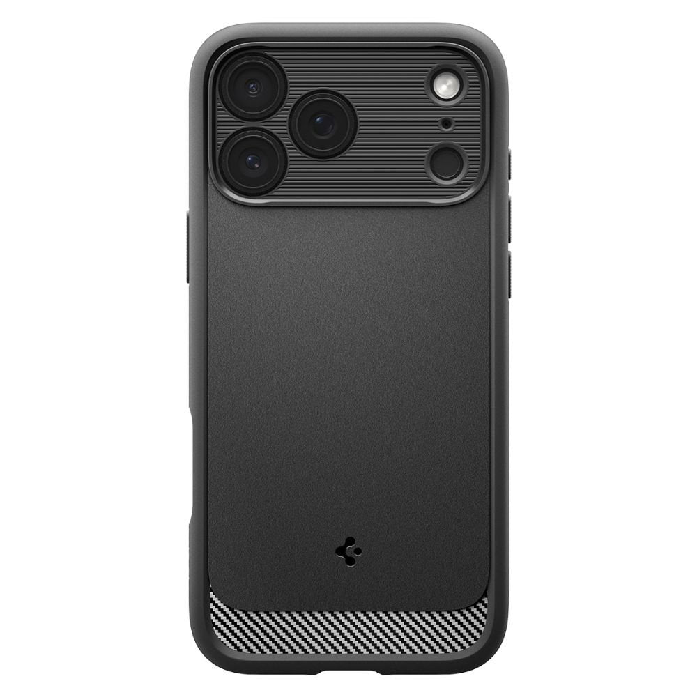 Spigen Rugged Armor MagSafe vāciņš iPhone 17 Pro, matēts melns
