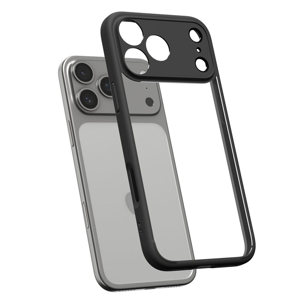 Spigen Ultra Hybrid vāciņš iPhone 17 Pro, matēts melns