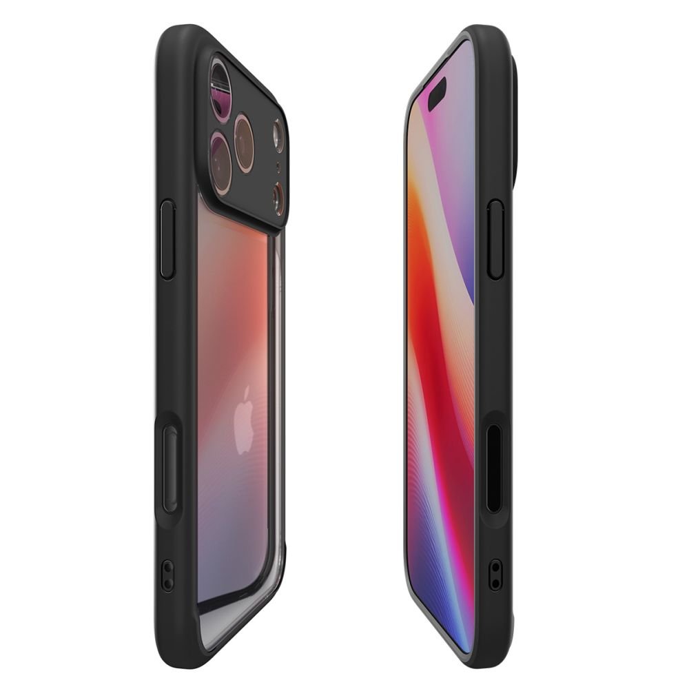 Spigen Ultra Hybrid vāciņš iPhone 17 Pro, matēts melns