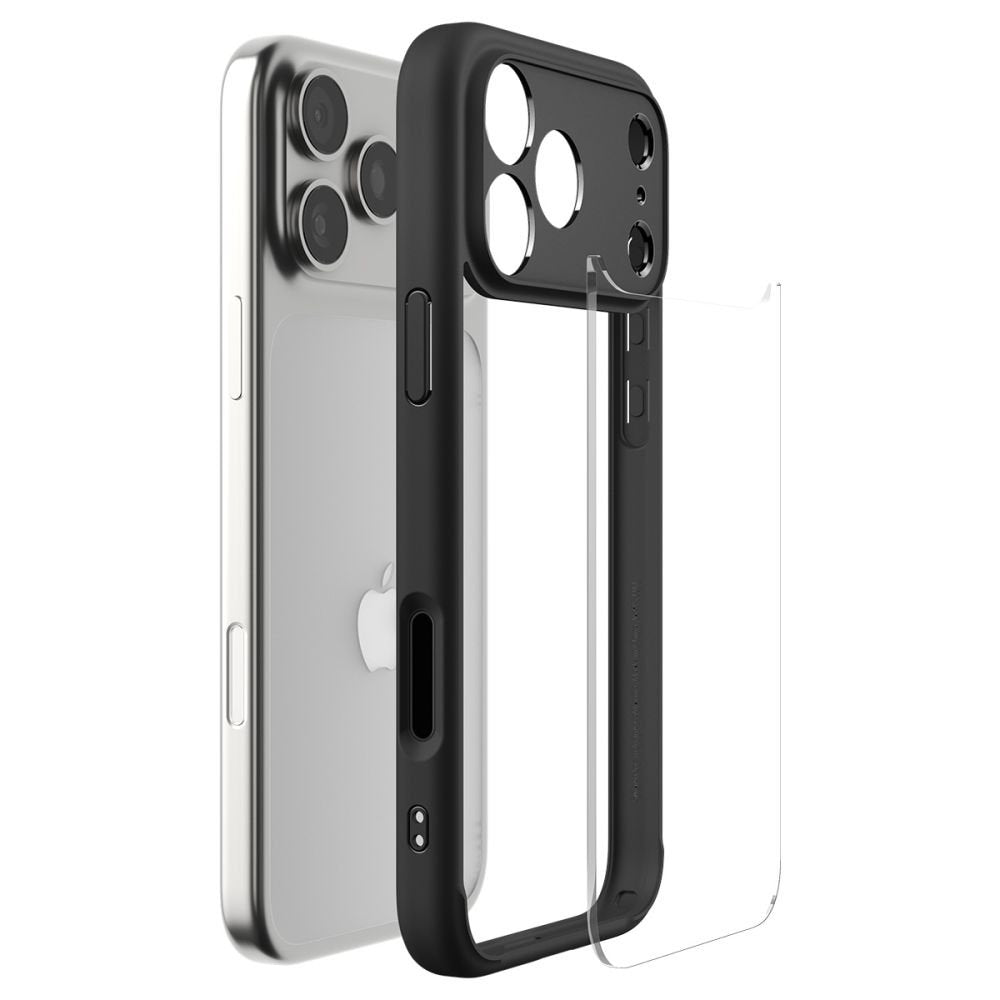 Spigen Ultra Hybrid vāciņš iPhone 17 Pro, matēts melns