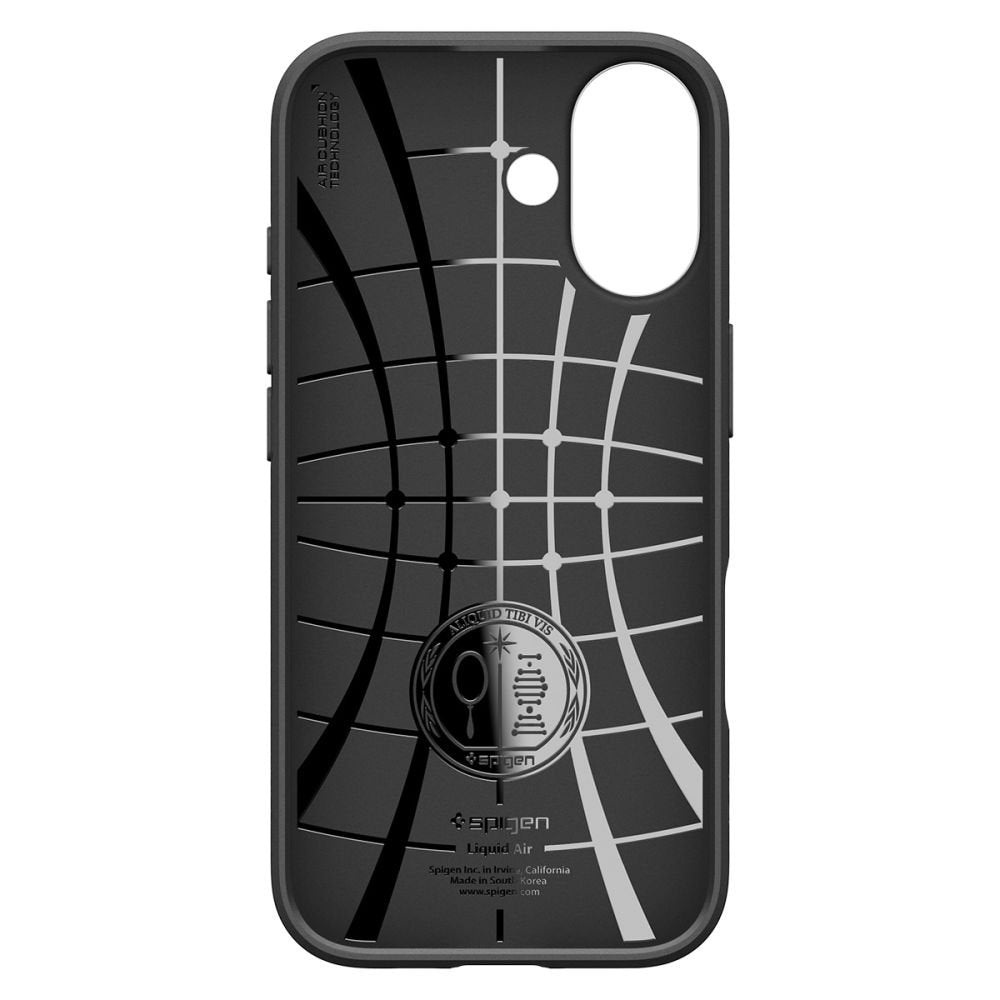Spigen Liquid Air vāciņš iPhone 17, matēts melns
