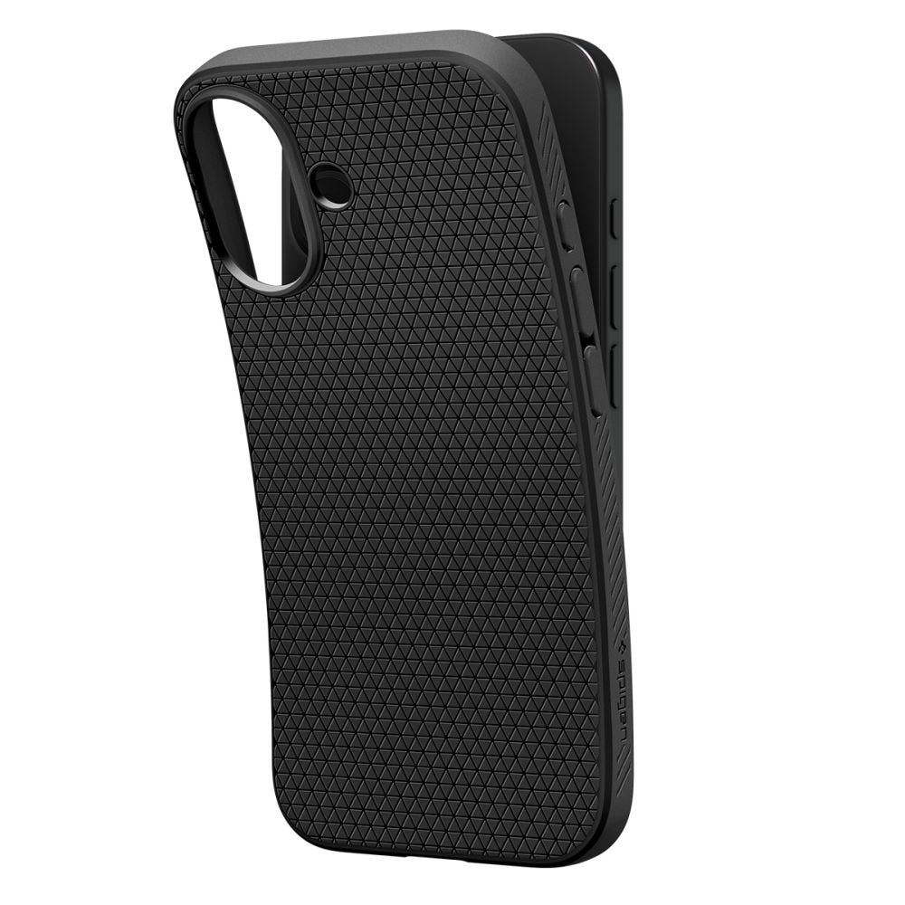 Spigen Liquid Air vāciņš iPhone 17, matēts melns