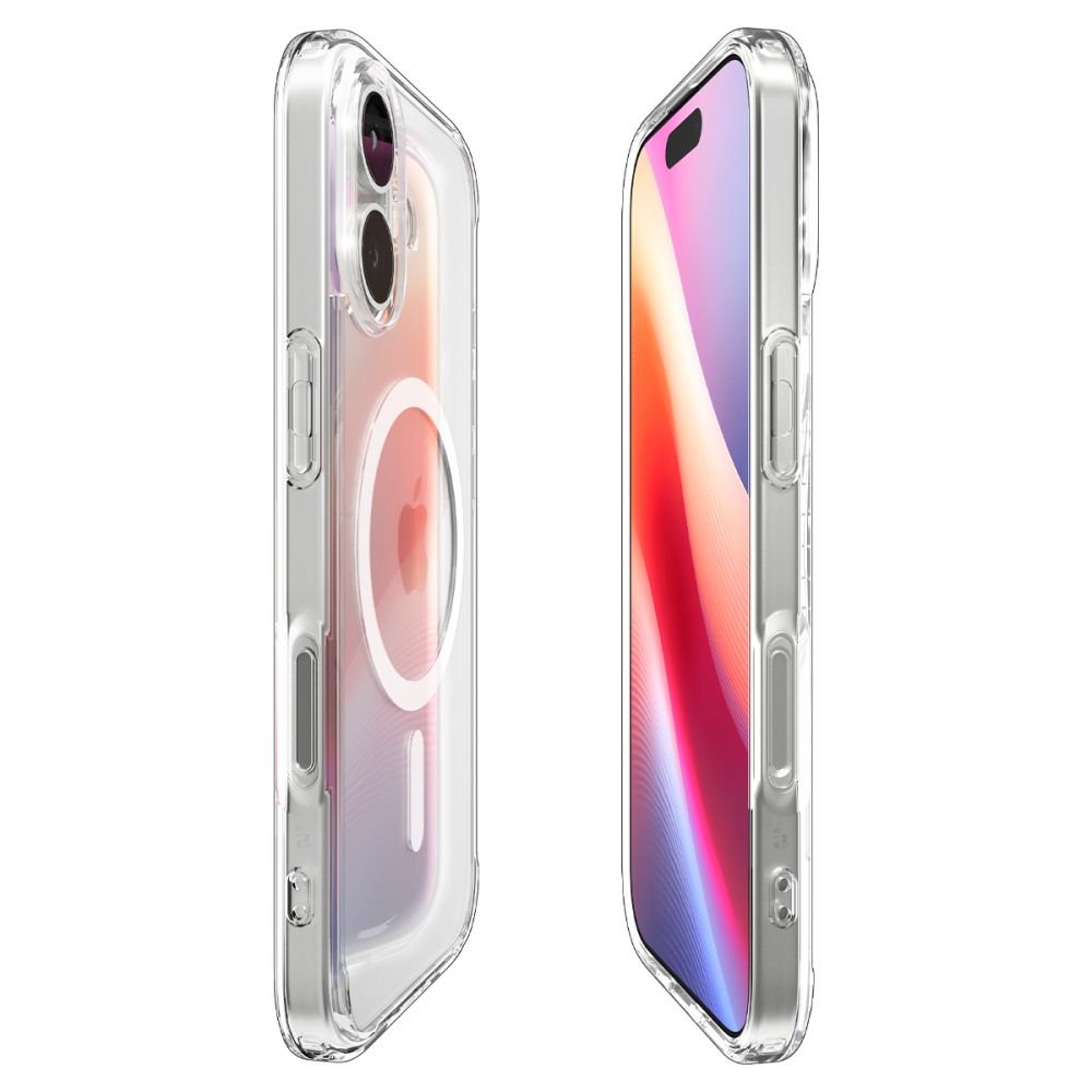 Spigen Ultra Hybrid MagSafe vāciņš iPhone 17, caurspīdīgs/balts