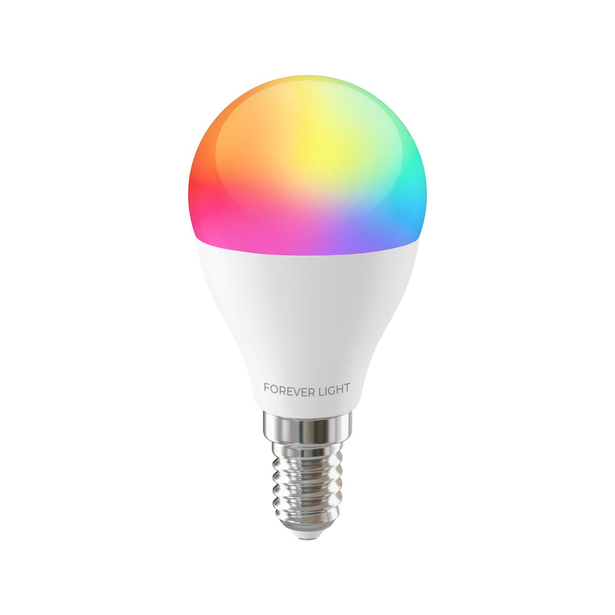 Forever Light LED spuldze RGB E14 G45 5W 500lm 4000K energoklase F