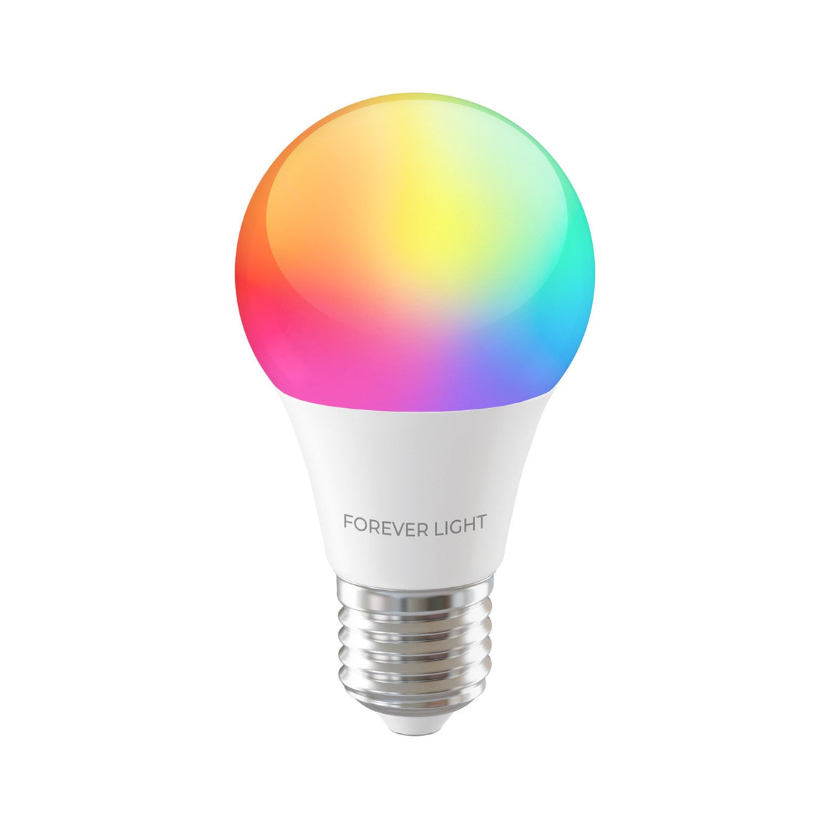 Forever Light LED spuldze RGB E27 A60 8W 850lm 4000K energoklase F