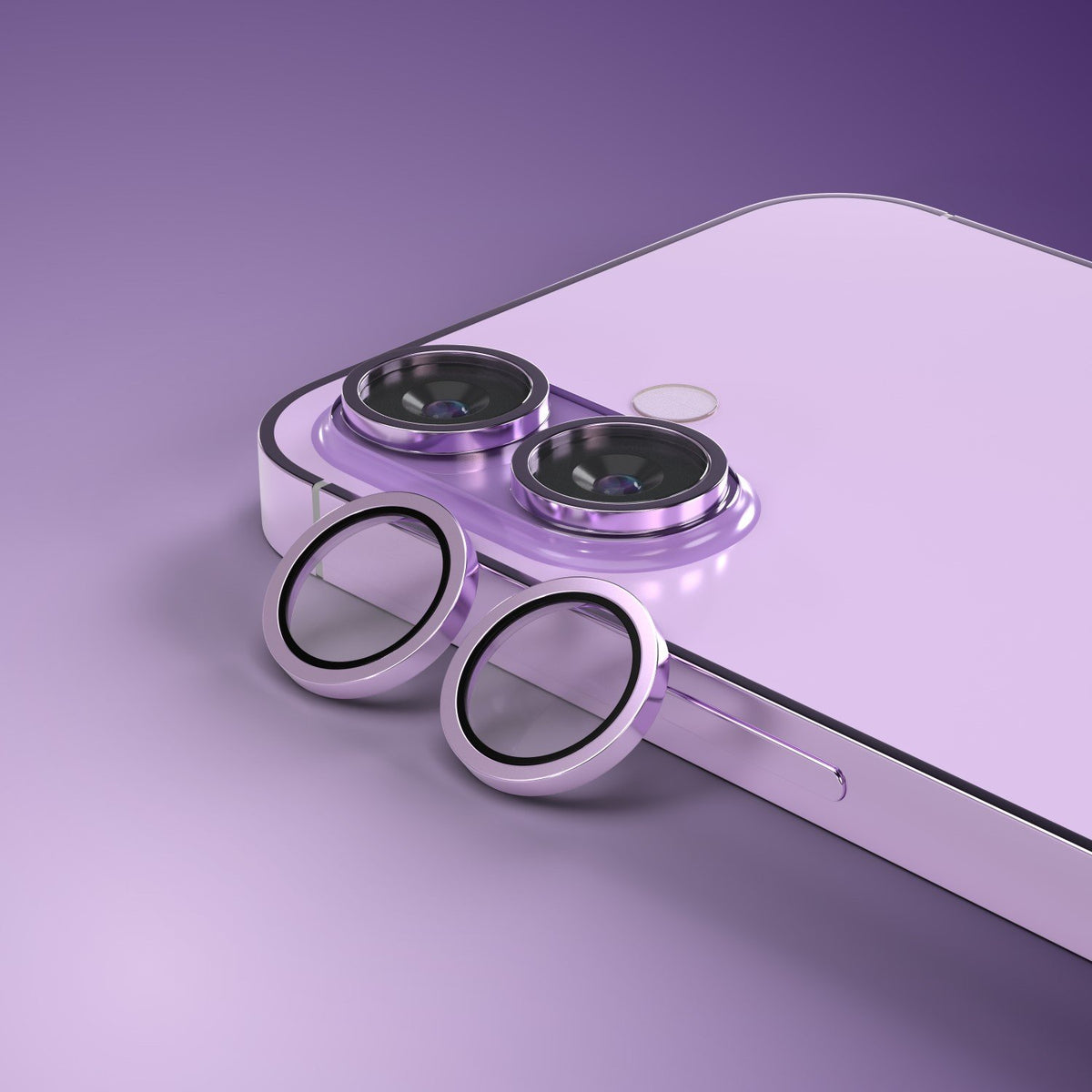 Etteri kameras objektīva aizsargs iPhone 17 violeta