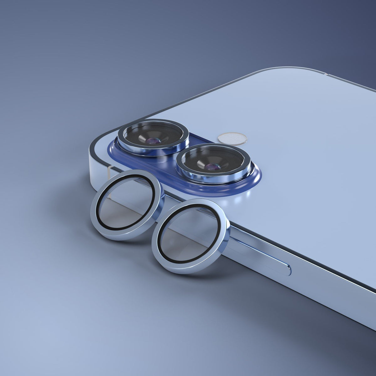 Etteri kameras objektīva aizsargs iPhone 17 zila