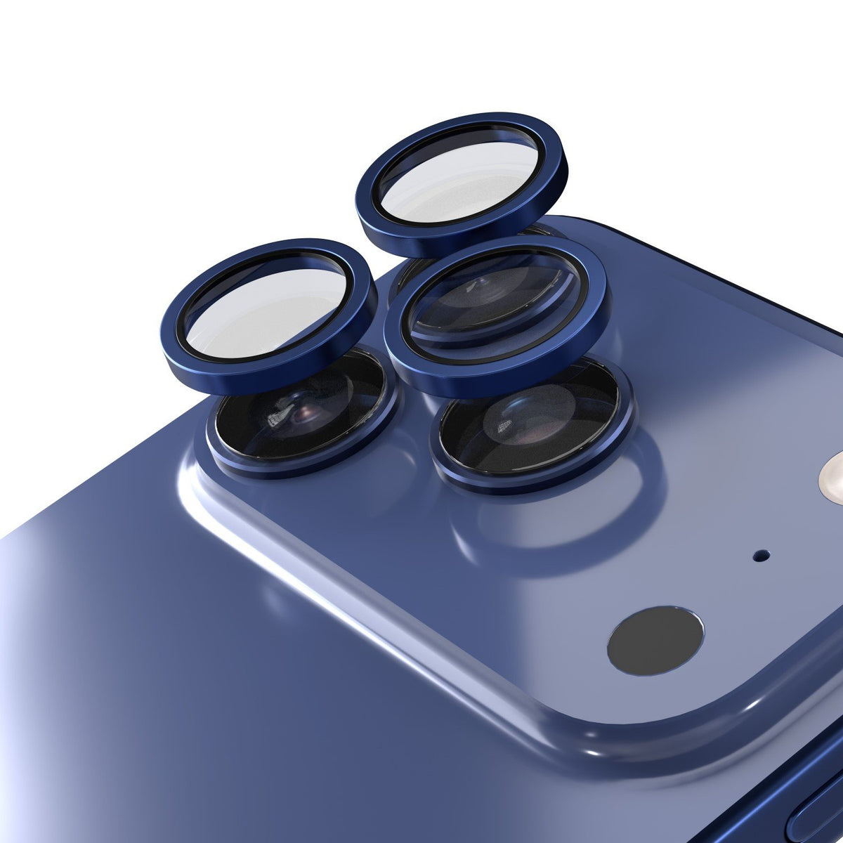 Etteri kameras objektīva aizsargs iPhone 17 Pro / 17 Pro Max, zila
