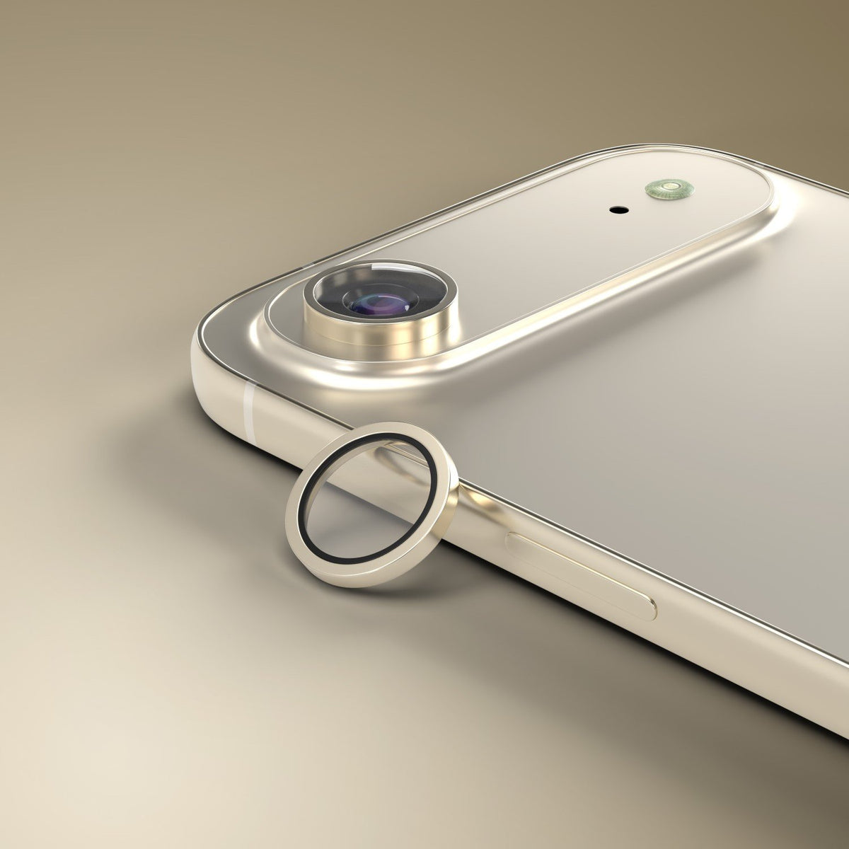 Etteri kameras objektīva aizsargs iPhone 17 Air, zelta