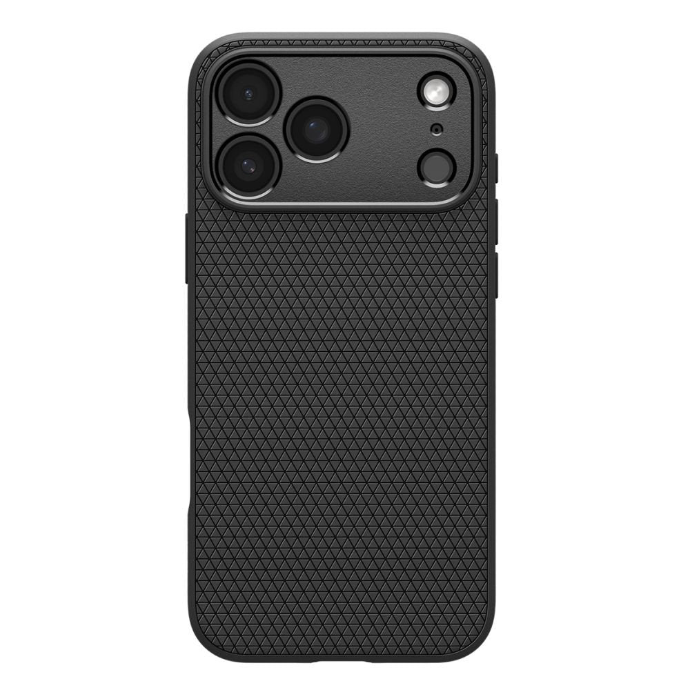 Spigen Liquid Air vāciņš iPhone 17 Pro Max, matēts melns