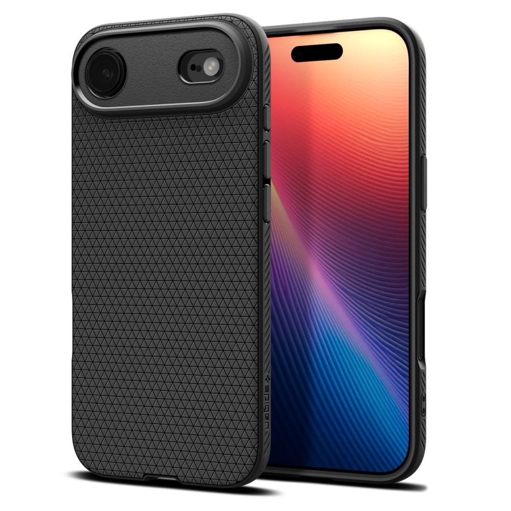 Spigen Liquid Air vāciņš iPhone 17 Air, matēts melns