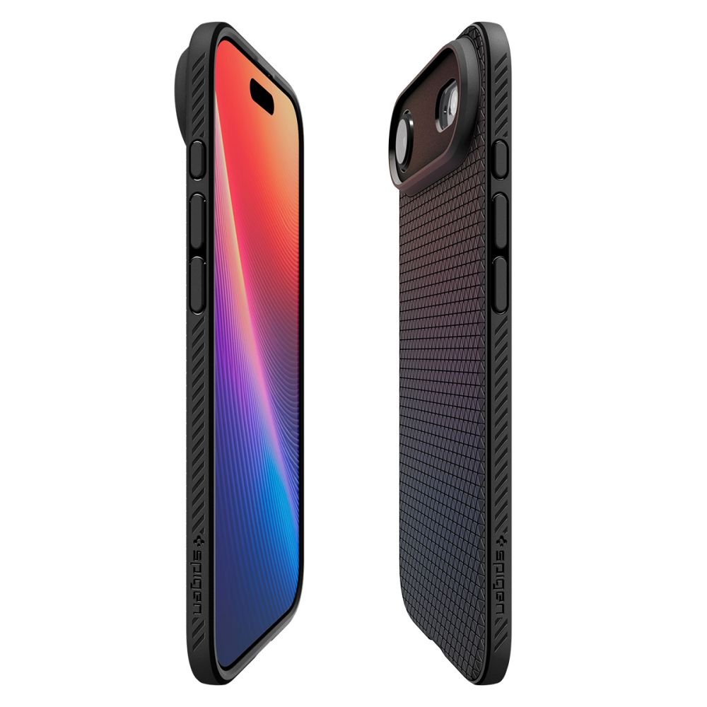 Spigen Liquid Air vāciņš iPhone 17 Air, matēts melns