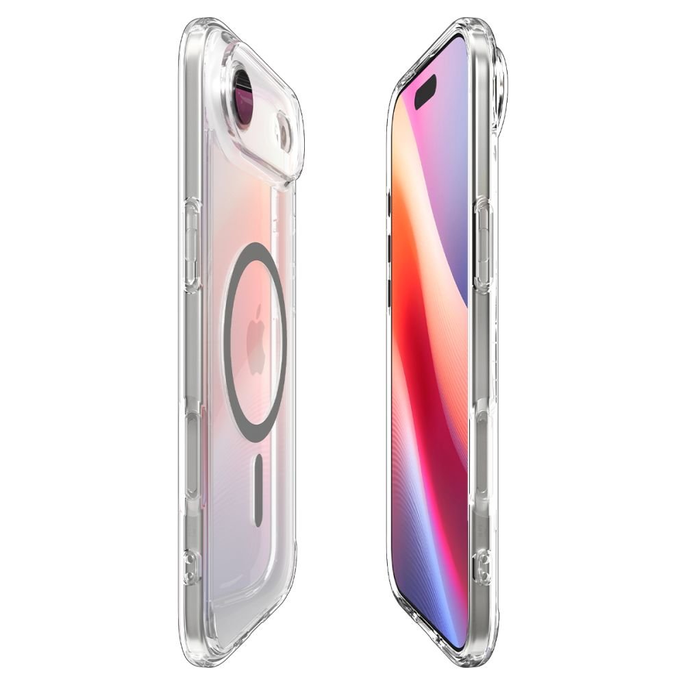 Spigen Ultra Hybrid MagSafe vāciņš iPhone 17 Air caurspīdīgs / pelēks