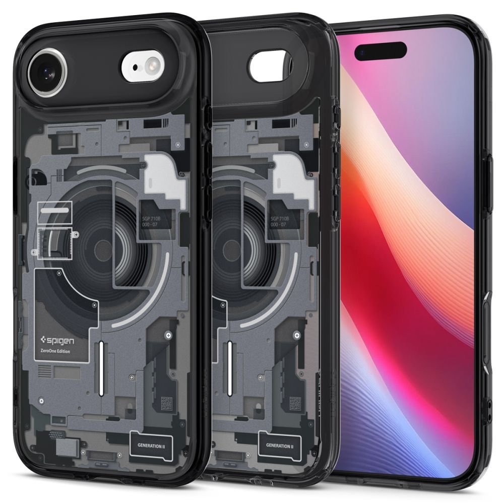 Spigen Ultra Hybrid MagSafe vāciņš iPhone 17 Air Zero One, melns