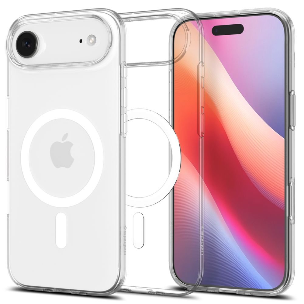 Spigen Liquid Crystal MagSafe vāciņš iPhone 17 Air caurspīdīgs / balts